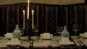 Interior of DakaDaka, London, UK.
