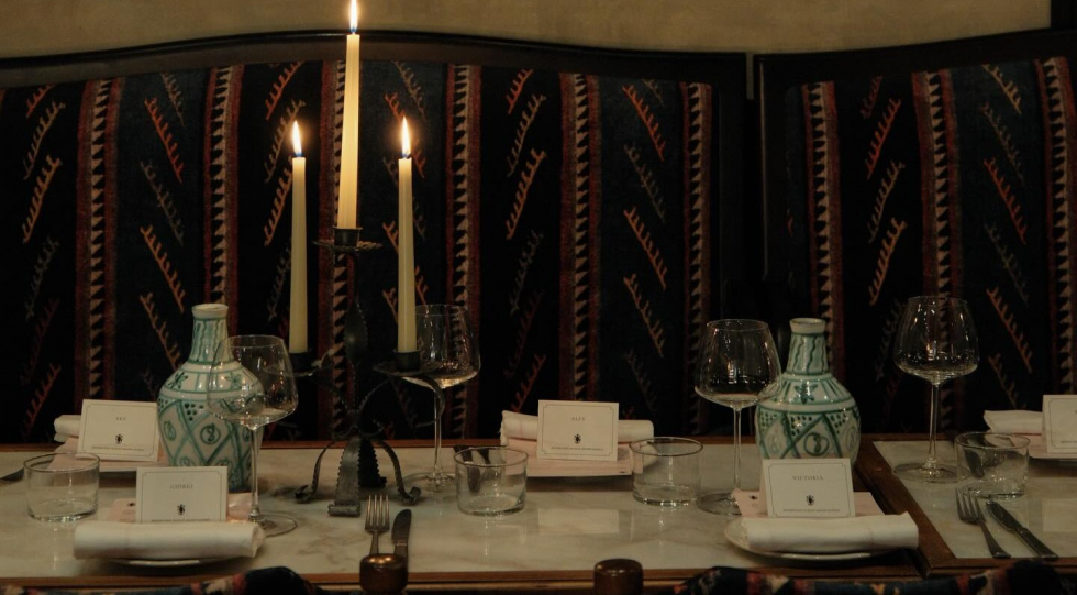 Interior of DakaDaka, London, UK.