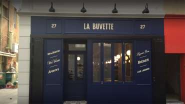 Entrance to La Buvette wine bar in Adelaide, South Australia.