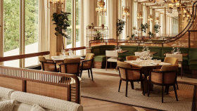 Interior of The Chancery Rosewood, London, UK.