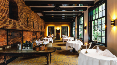 Restaurant Vinkeles, a restaurant in Amsterdam, Netherlands.