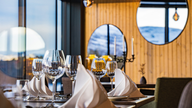 Sorrisniva, a hotel and restaurant in Alta, Norway.