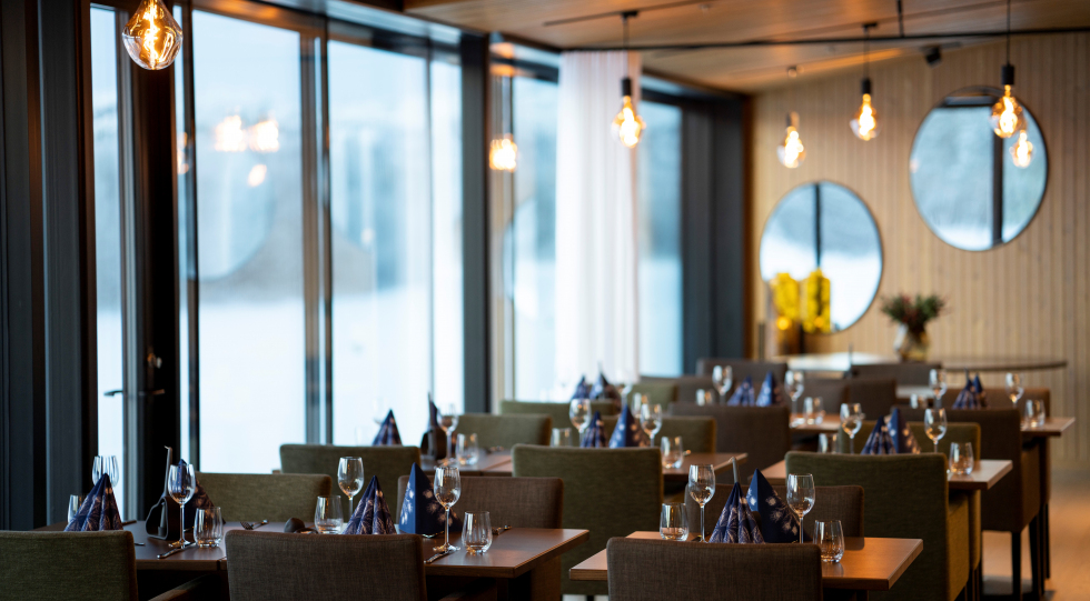 Sorrisniva, a hotel and restaurant in Alta, Norway.