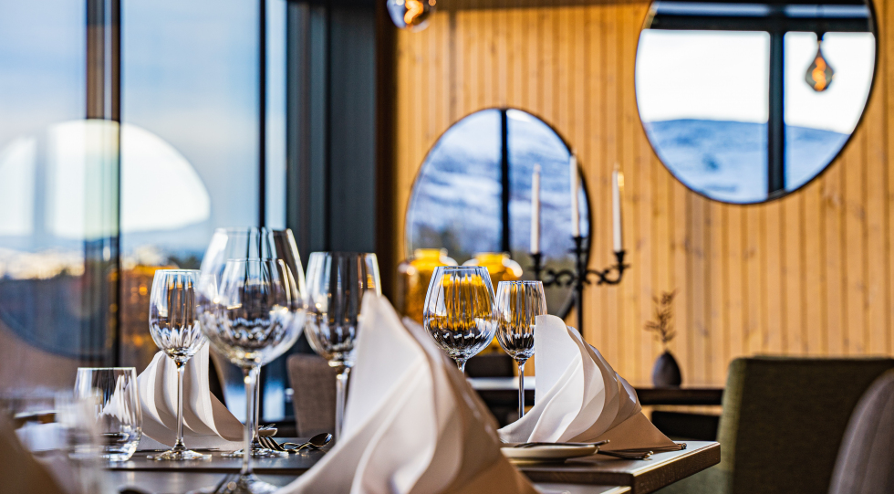 Sorrisniva, a hotel and restaurant in Alta, Norway.