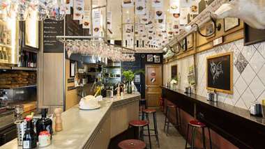 Avant Comptoir de la Mer, a wine bar in 6th arr, Paris, France.