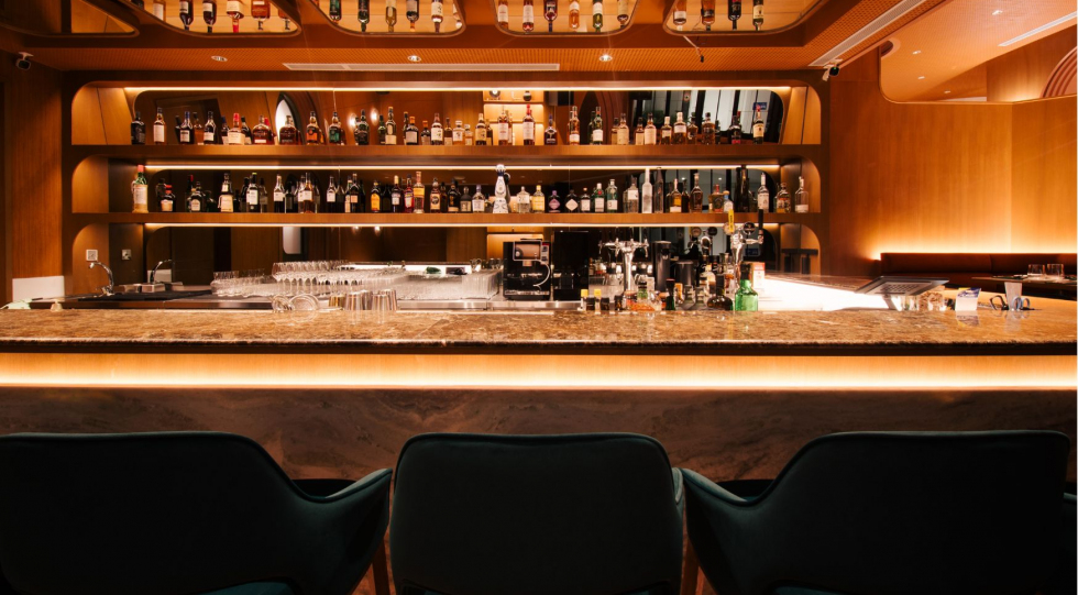 Temper's wine room. Restaurant temper. Wine Room & Lounge, Singapore.