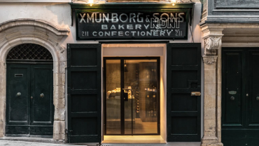 Exterior of restaurant Noni, Valletta, Malta.