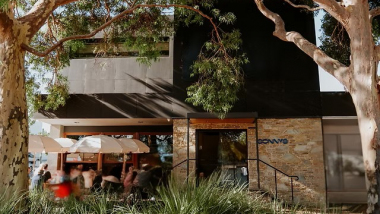 Exterior of Sonny's wine bar, Mount Hawthorn, Australia.