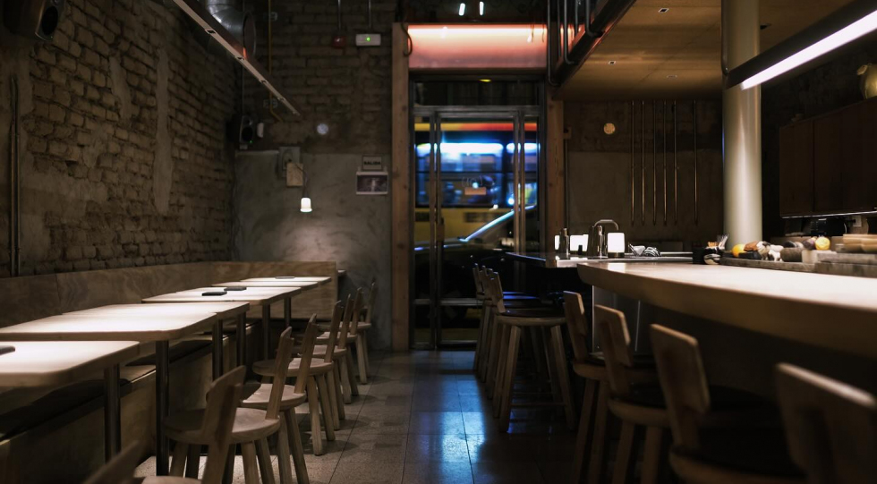 Interior of restaurant Clon, Lima, Peru.