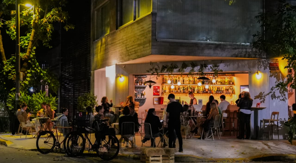 Exterior of Vereda Adentro, Buenos Aires, Argentina.