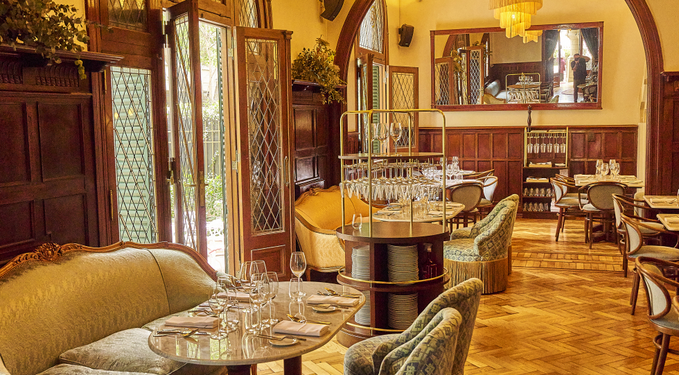 Interior of Casa Palanti, Buenos Aires, Argentina.