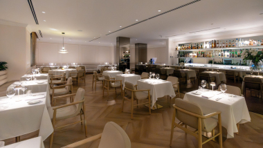 Interior of restaurant Presencia, Buenos Aires, Argentina.