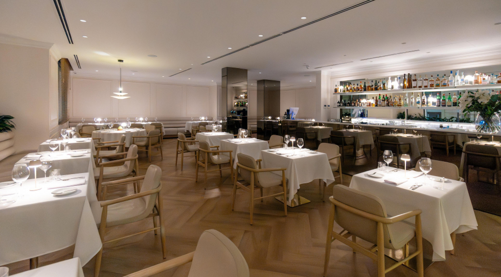 Interior of restaurant Presencia, Buenos Aires, Argentina.