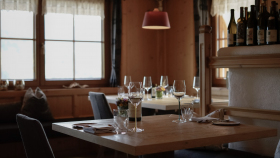 Schulhaus Tirol, a restaurant in Zellberg, Austria.