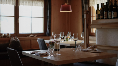 Schulhaus Tirol, a restaurant in Zellberg, Austria.
