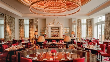 Interior of Los Fuegos by Francis Mallman, Miami Beach, Florida, USA.