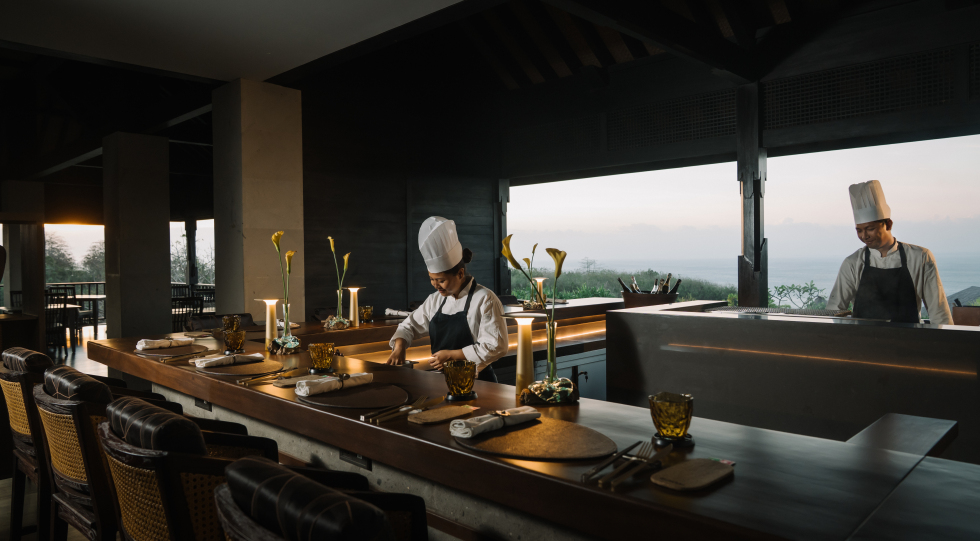Rumari, a restaurant in Bali, Indonesia.