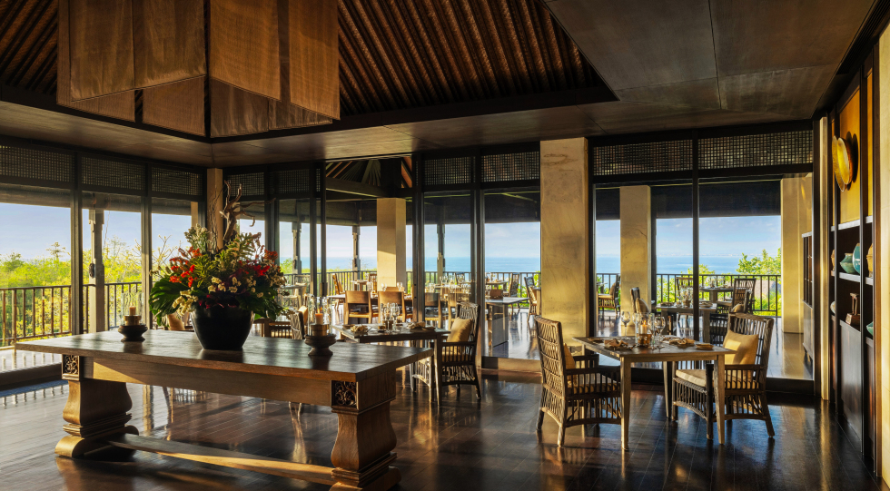 Rumari, a restaurant in Bali, Indonesia.