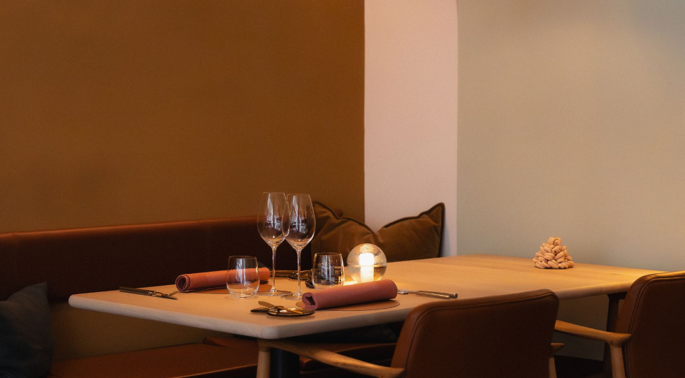 Interior of Restaurant Opulent, Aarhus, Denmark.