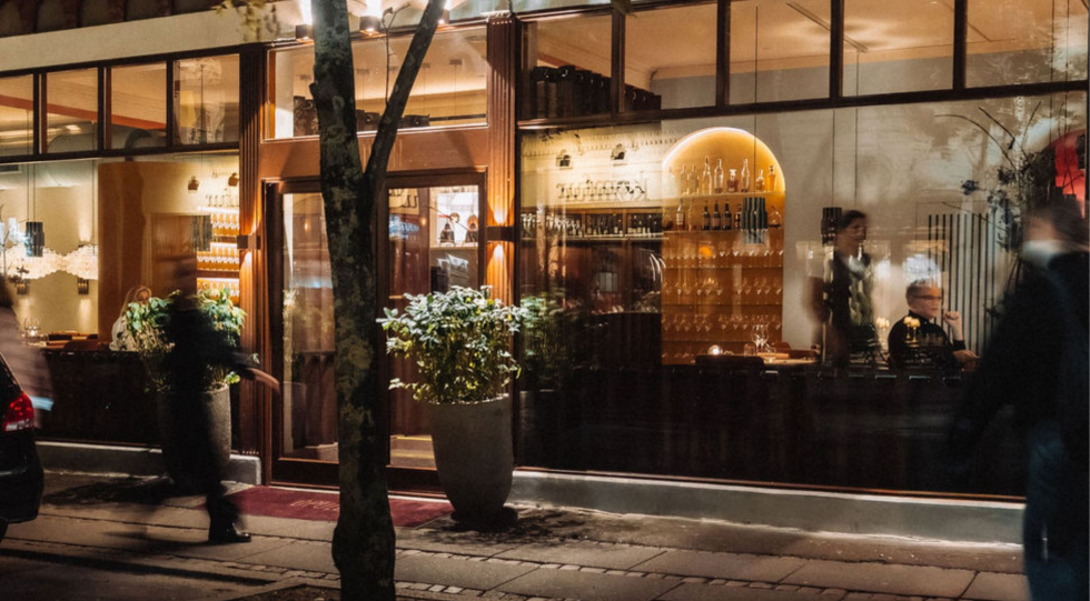 Exterior of Restaurant Opulent, Aarhus, Denmark.
