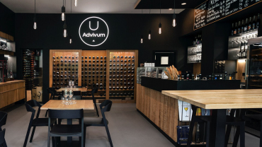 Advivum Wine Bar, a wine bar in Prague, Czech Republic.
