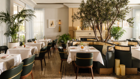 Laurel, a restaurant in Miami Beach, USA.