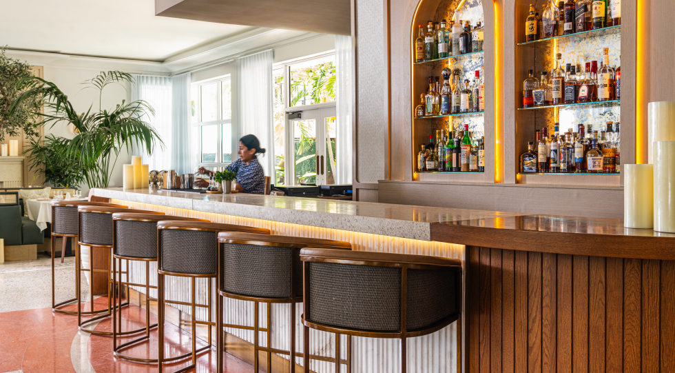 Laurel, a restaurant in Miami Beach, USA.