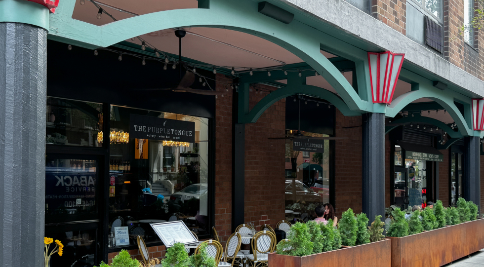 The Purple Tongue Wine Bar, a wine bar in New York City.