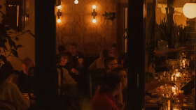 Good Days, a restaurant in New York City, USA.