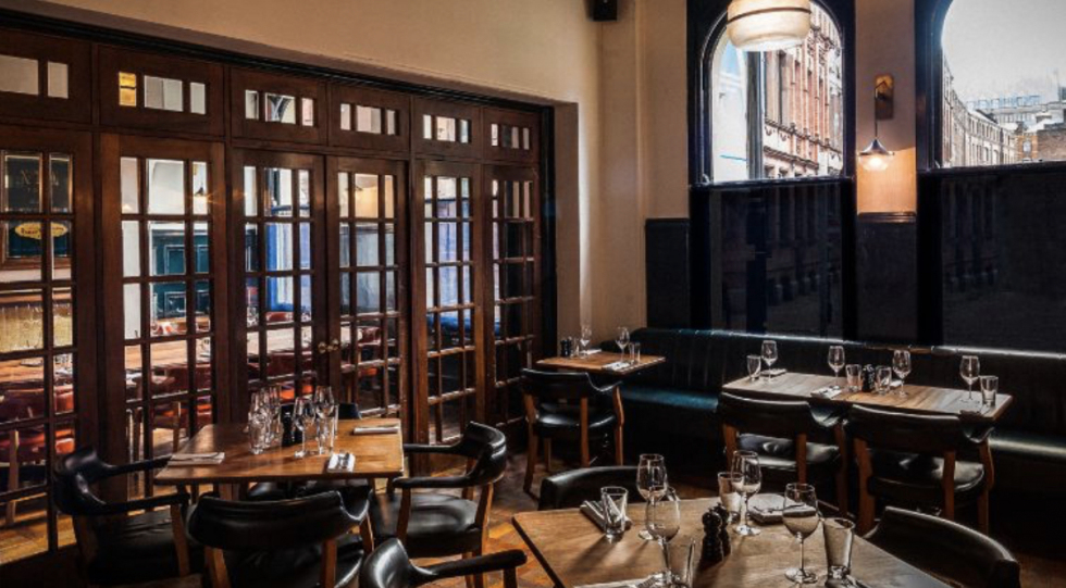 Hawksmoor Manchester, a restaurant in Manchester, UK.