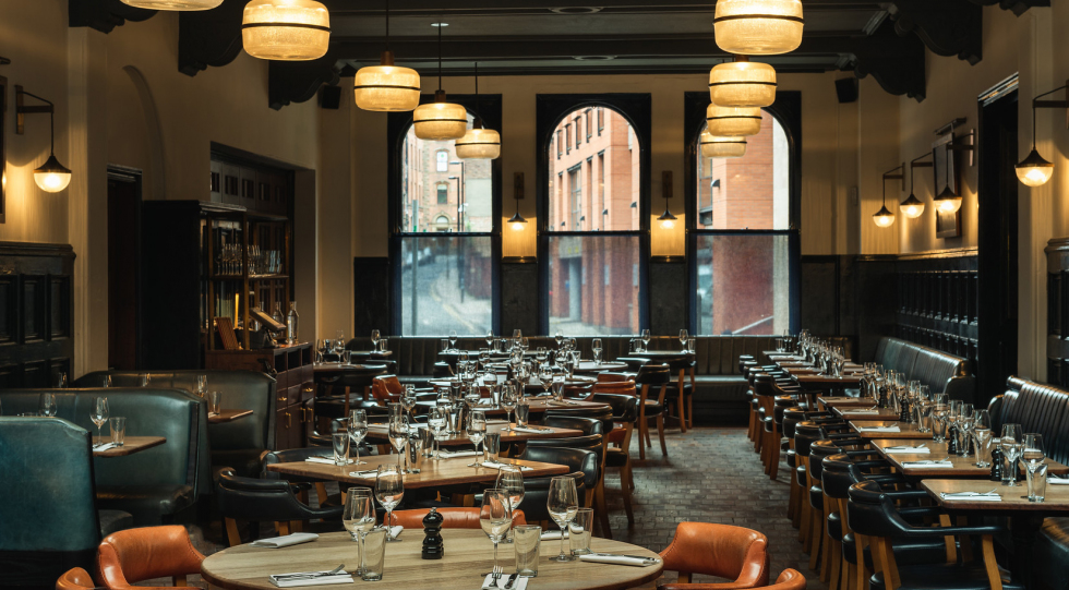 Hawksmoor Manchester, a restaurant in Manchester, UK.
