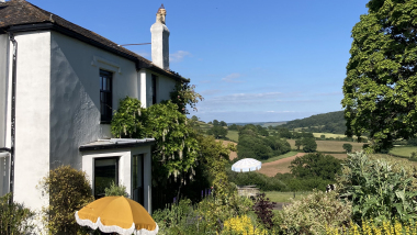 Glebe House, a hotel and restaurant in the UK.