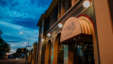 Central Fire Station Bistro, a restaurant in Napier, New Zealand.