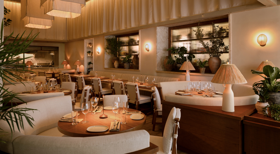 Aviv at 1 Hotel South Beach, a hotel and restaurant in Miami Beach.