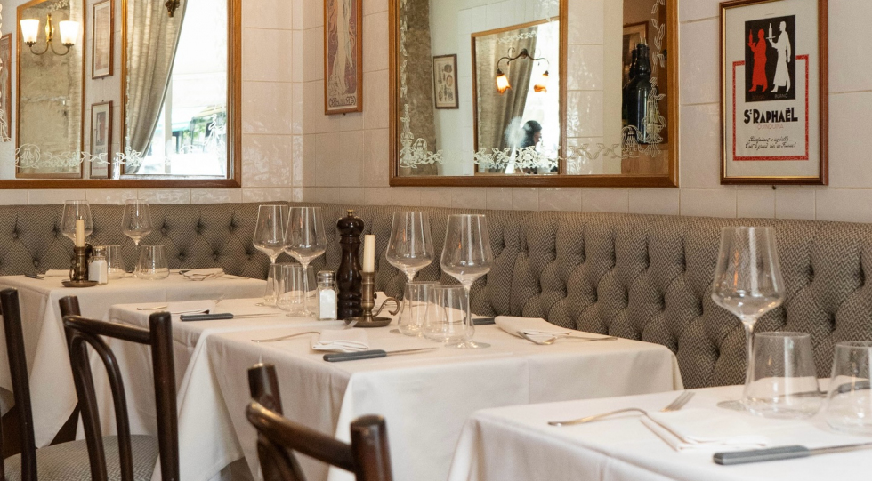 Au Coin du Bar, a restaurant in Geneva, Switzerland.