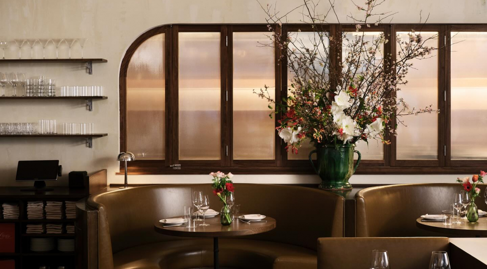 Leon’s, a restaurant in New York City, USA.