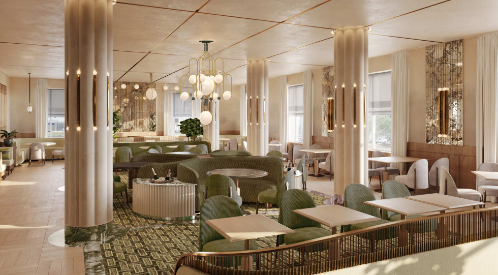 Lex Yard, a hotel and restaurant in New York City, USA.