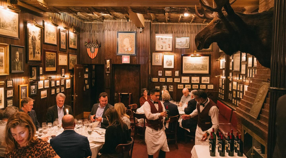 Keens Steakhouse, a restaurant in New York City, USA.