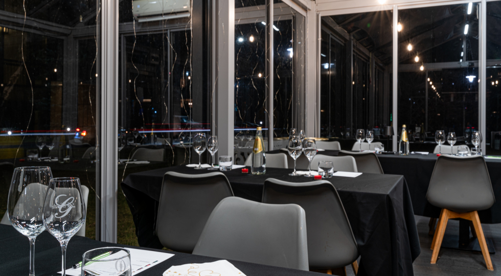 Wine Garden Marina, a wine bar in Warsaw, Poland.