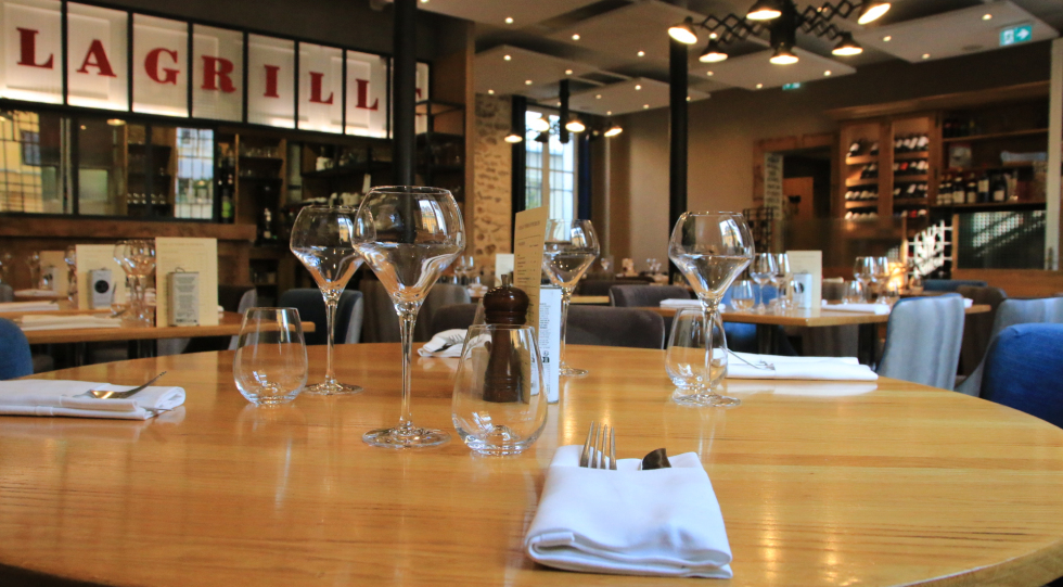 Restaurant La Grille, a restaurant in France.
