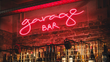 Garage Bar, a wine bar in Barcelona, Spain.