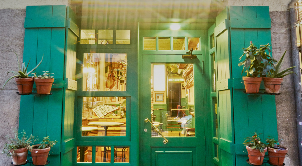 Bodega Solera, a wine bar in Barcelona, Spain.