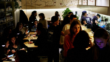 Bocanariz, a wine bar in Barcelona, Spain.