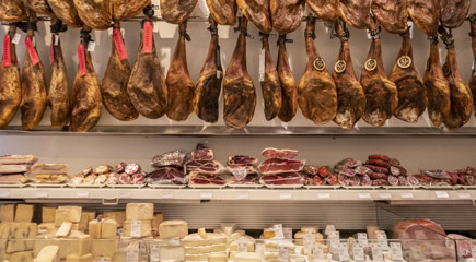La Teca de Vila Viniteca, a wine bar in Barcelona, Spain.