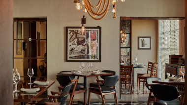 Enoteca Oliva, a wine bar in Mérida, Mexico.