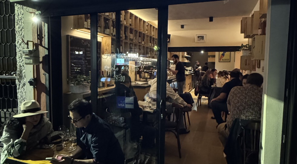 Manarola, a wine bar in Mexico City, Mexico.