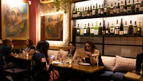 Roothouse, a wine bar in Guadalajara, Mexico.