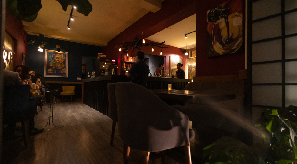 Roothouse, a wine bar in Guadalajara, Mexico.