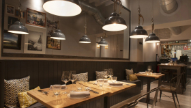 Restaurante Kuoco, a restaurant in Madrid, Spain.