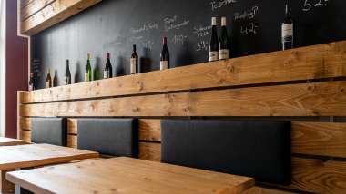 Finns Wine & Kitchen, a wine bar and restaurant in Düsseldorf, Germany.